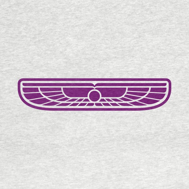 Mauve Winged Sun Logo by Studio Yutani